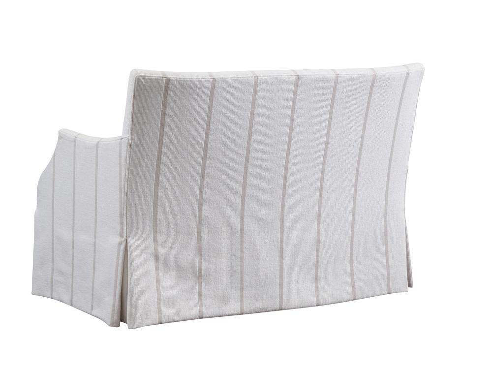 Barclay Butera - Upholstery Agate Settee, White - 5416-23-40 veiw 2