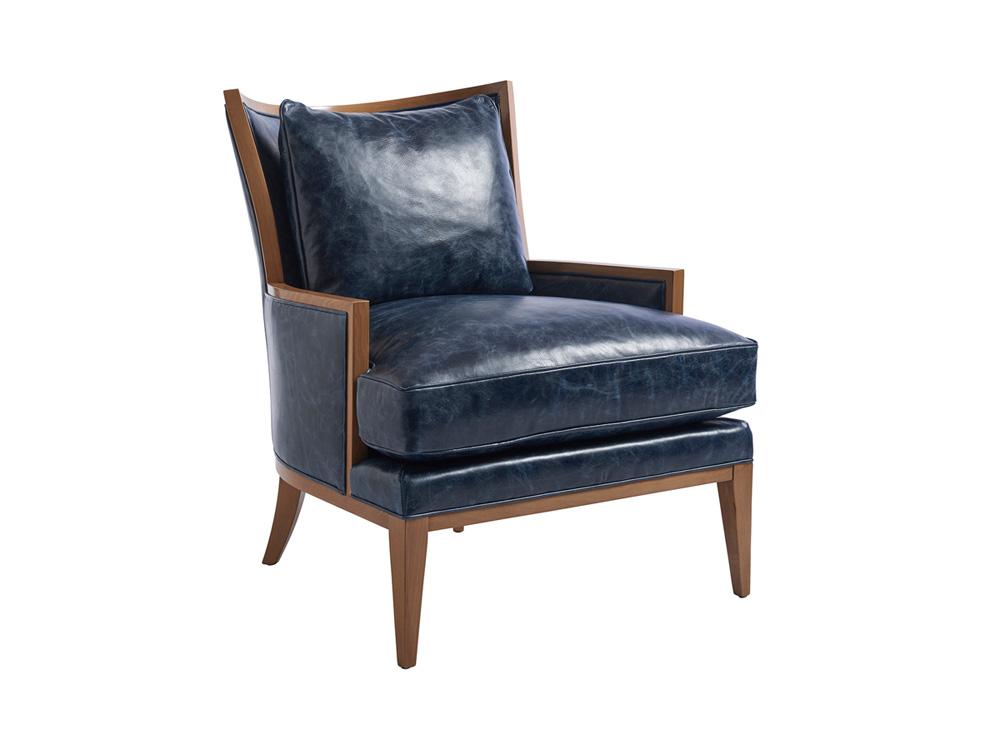 Barclay Butera - Upholstery Atwood Leather Chair, Laguna Sands - LL5340-11-40 veiw 1
