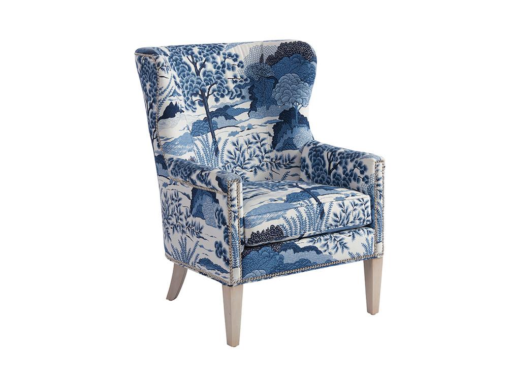Barclay Butera - Upholstery Avery Wing Chair, Cameo Shores - 5530-11AA-40 veiw 1