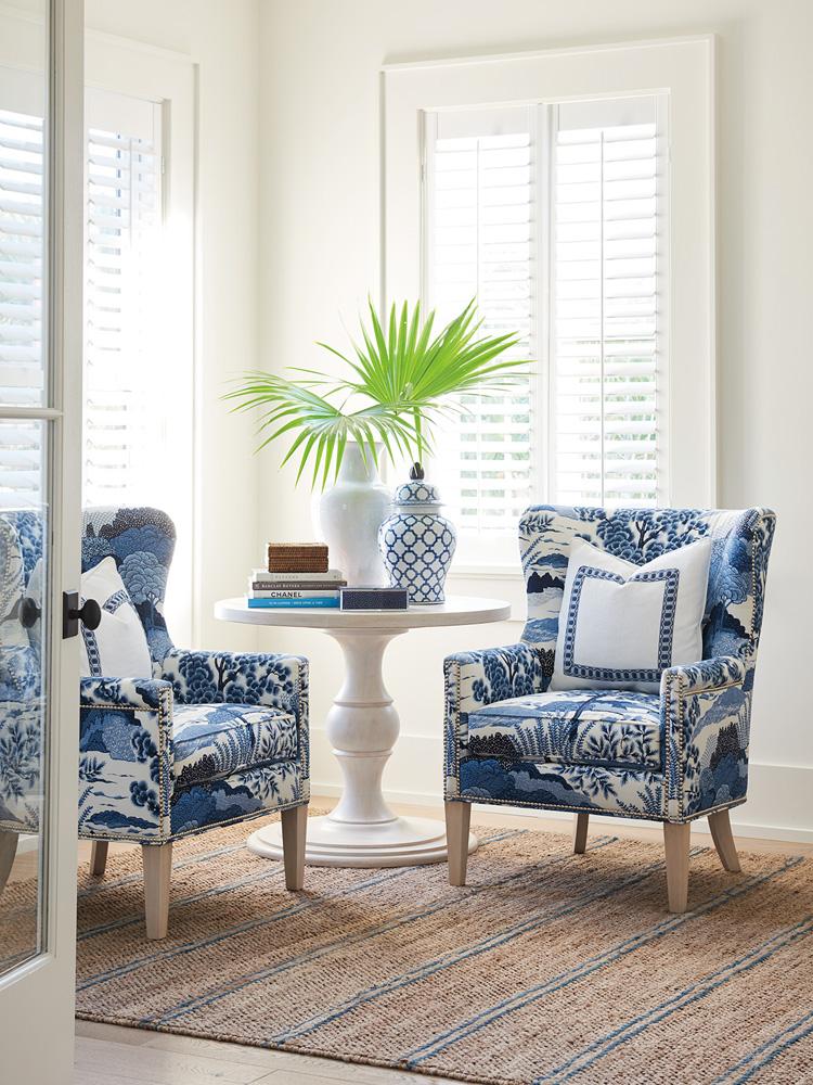Barclay Butera - Upholstery Avery Wing Chair, Cameo Shores - 5530-11AA-40 veiw 3