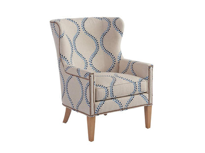 Barclay Butera - Upholstery Avery Wing Chair, Laguna Sands - 5530-11BB-40 veiw 1