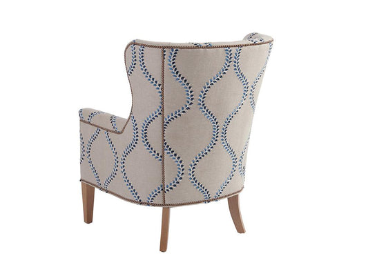 Barclay Butera - Upholstery Avery Wing Chair, Laguna Sands - 5530-11BB-40 veiw 2