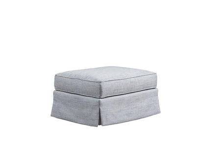 Barclay Butera - Upholstery Beach Club Ottoman, Light Blue - 5135-44-40 veiw 1