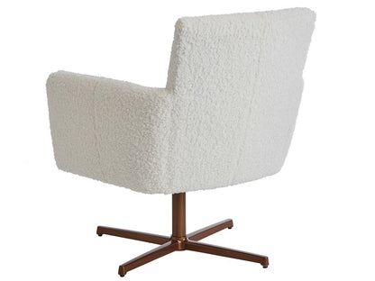 Barclay Butera - Upholstery Brooks Swivel Chair - Calais Brass - 5303-11SWCB-40 veiw 2