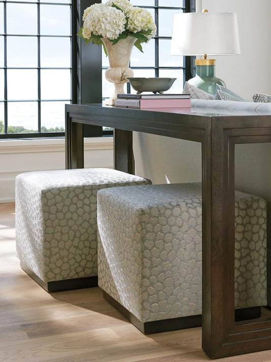 Barclay Butera - Upholstery Colby Ottoman, Charcoal - 5454-45-42 veiw 2