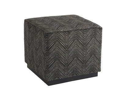 Barclay Butera - Upholstery Colby Ottoman, Ebony - 5454-45-43