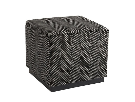 Barclay Butera - Upholstery Colby Ottoman, Ebony - 5454-45-43