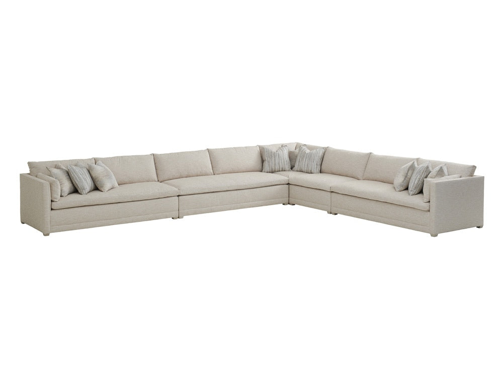 Barclay Butera - Upholstery Colony Ottoman, Shell - 5129-50S-41 veiw 1