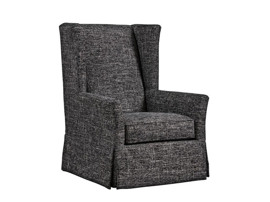 Barclay Butera - Upholstery El Moro Swivel Chair, Dark Gray - 5535-11SW-40 veiw 1