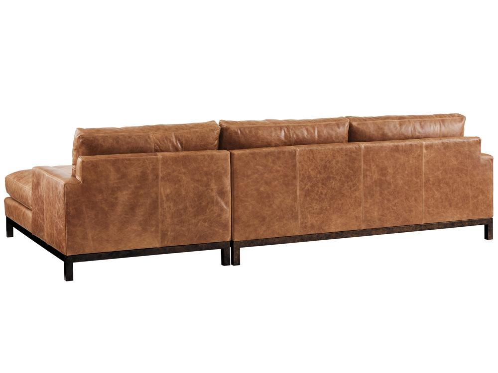 Barclay Butera - Upholstery Horizon Leather Sectional, Bronze - LL5178-50S-40 veiw 2