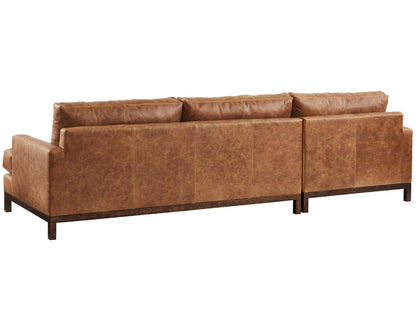 Barclay Butera - Upholstery Horizon Leather Sectional, Calais Brass - LL5178-50S-41 veiw 2