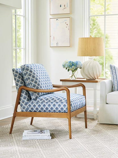 Barclay Butera - Upholstery Leblanc Chair, Seabreeze - 5308-11-42 veiw 3