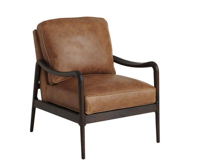 Barclay Butera - Upholstery Leblanc Leather Chair, Arrowleaf - LL5308-11-41 veiw 1