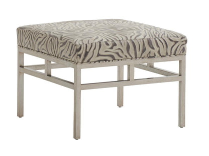 Barclay Butera - Upholstery Lucca Leather Ottoman, Ivory - LL5460-44-40 veiw 1