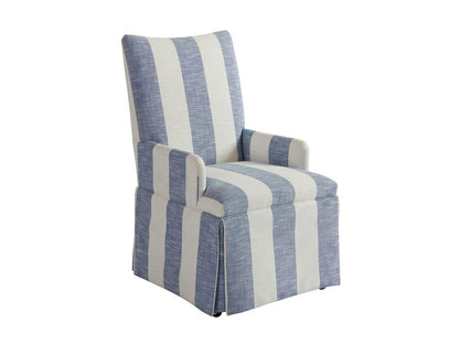 Barclay Butera - Upholstery Mackenzie Dining Arm Chair, Blue/White - 5385-13-40 veiw 1