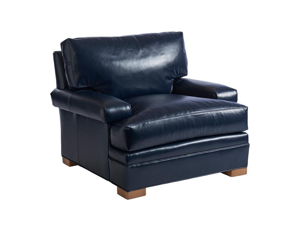 Barclay Butera - Upholstery Maxwell Leather Chair, Laguna Sands - LL5175-11-40 veiw 1