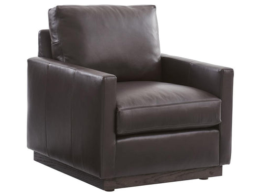 Barclay Butera - Upholstery Meadow View Leather Chair, Arrowleaf - LL5165-11-40 veiw 1