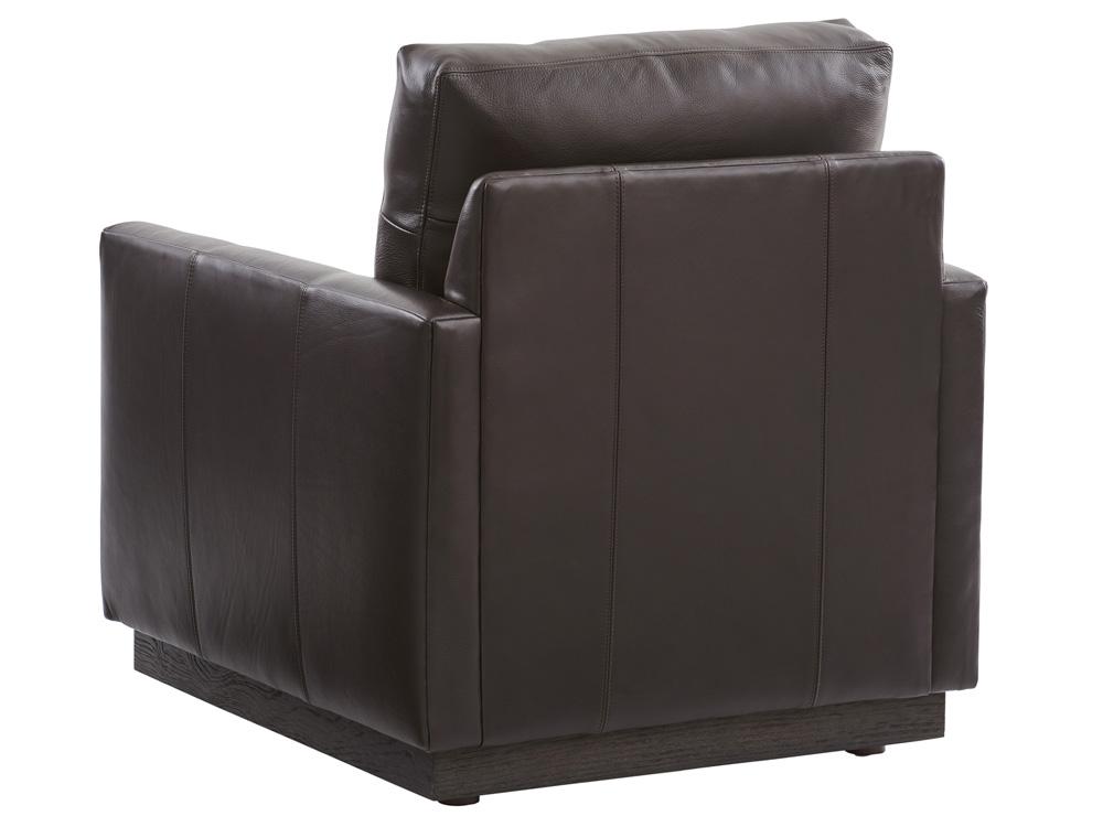 Barclay Butera - Upholstery Meadow View Leather Swivel Chair, Arrowleaf - LL5165-11SW-40 veiw 2