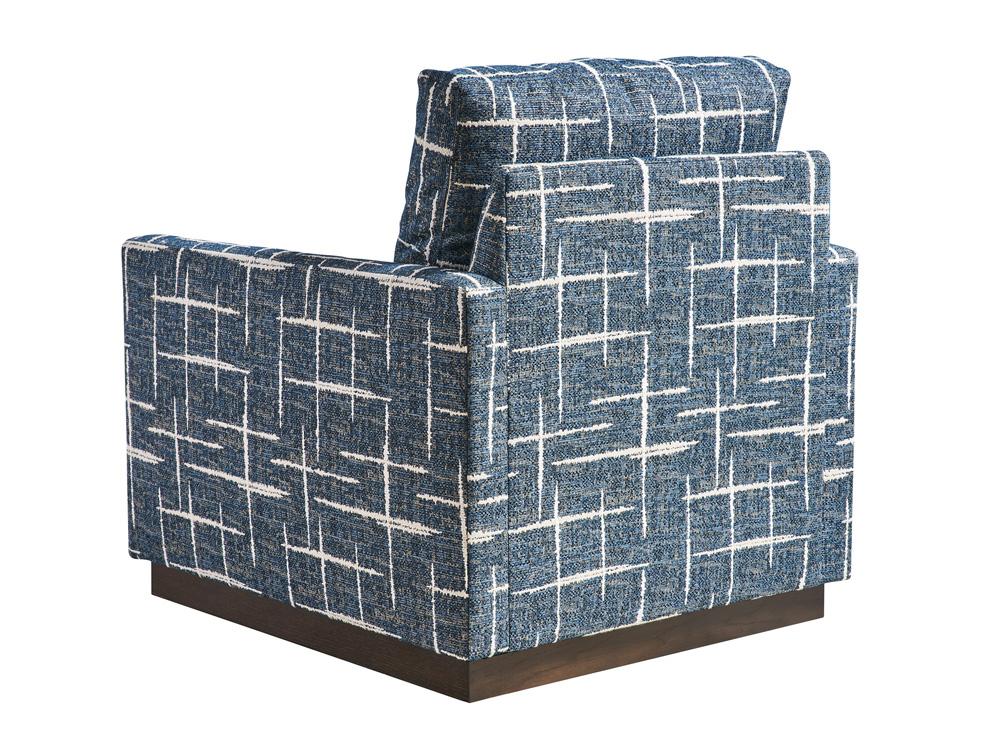 Barclay Butera - Upholstery Meadow View Swivel Chair, Charcoal - 5165-11SW-42 veiw 3
