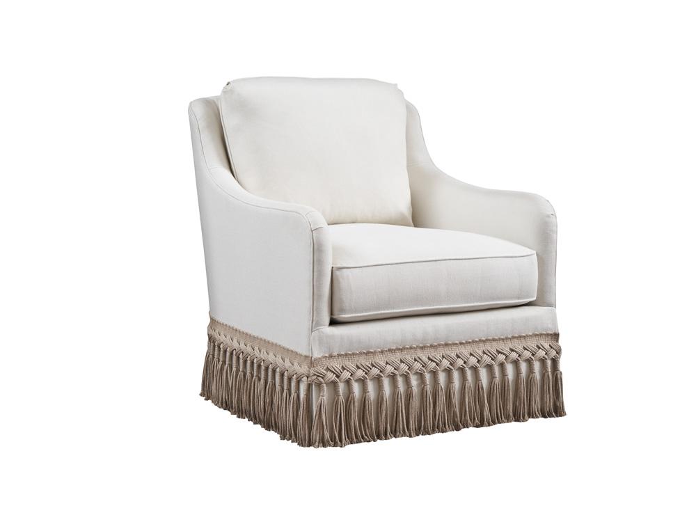 Barclay Butera - Upholstery Salt Creek Swivel Chair, Ivory - 5532-11SW-40 veiw 1