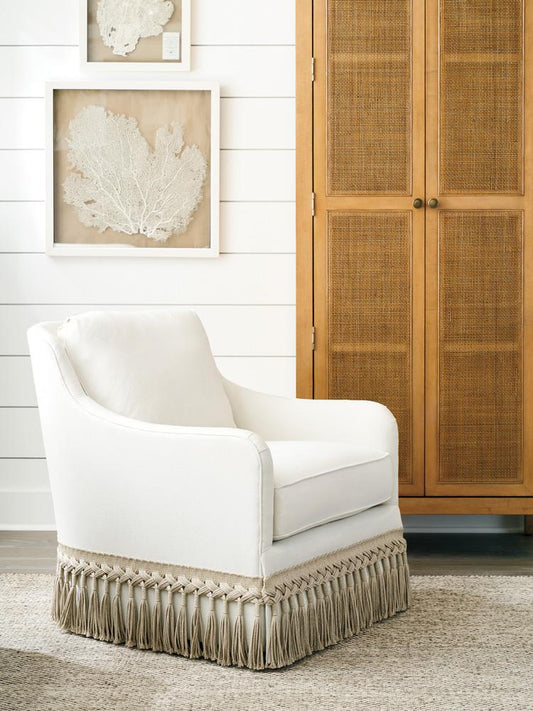 Barclay Butera - Upholstery Salt Creek Swivel Chair, Ivory - 5532-11SW-40 veiw 2