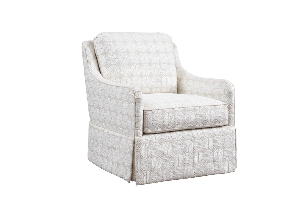 Barclay Butera - Upholstery Salt Creek Swivel Chair, Ivory - 5532-11SW-41 veiw 1