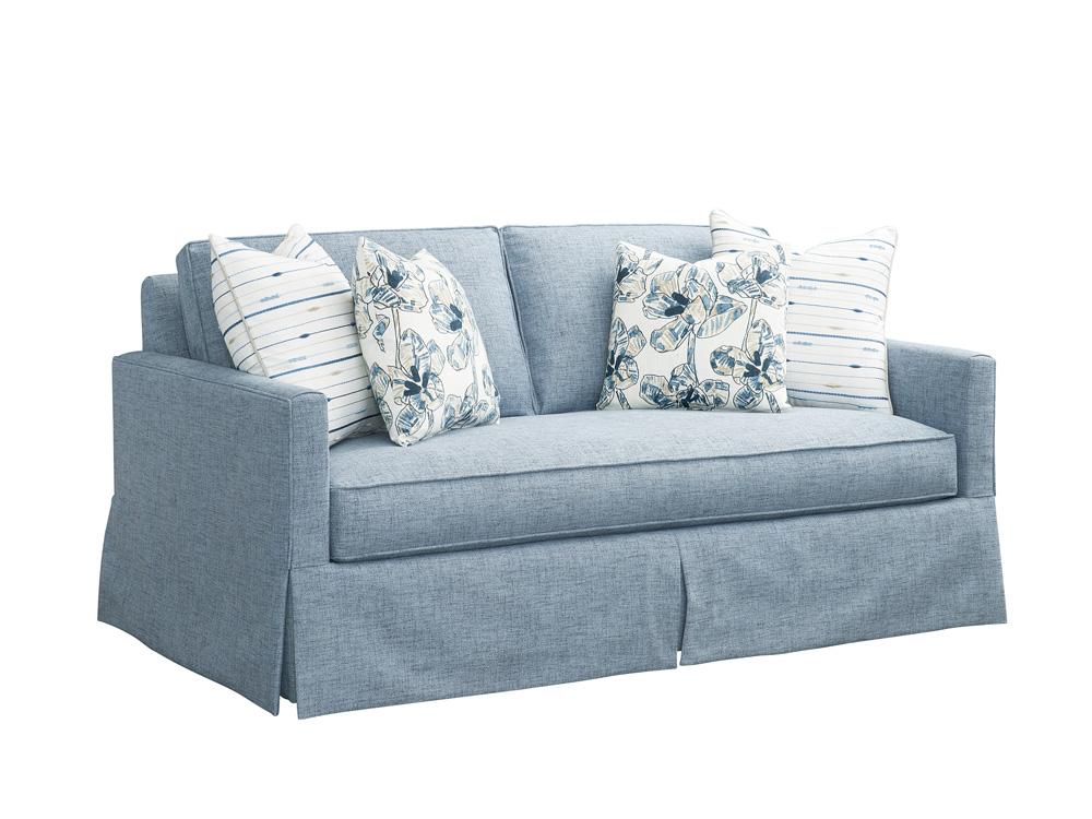 Barclay Butera - Upholstery Sandpiper Demi Sofa, Blue - 5136-31-40 veiw 1