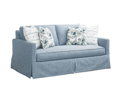 Barclay Butera - Upholstery Sandpiper Demi Sofa, Blue - 5136-31-40 veiw 1