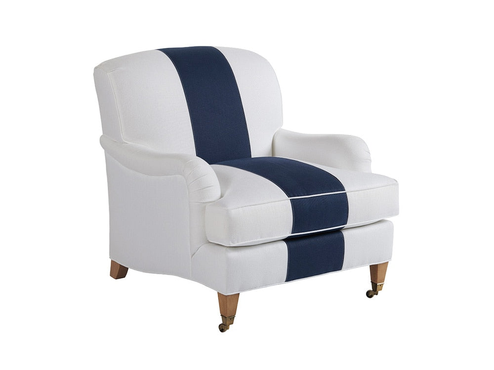 Barclay Butera - Upholstery Sydney Chair With Brass Caster, Laguna Sands - 5110-11BAA-40 veiw 1