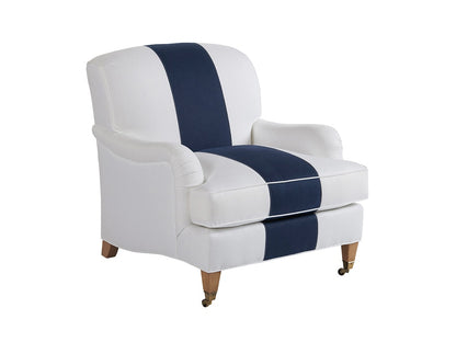 Barclay Butera - Upholstery Sydney Chair With Brass Caster, Laguna Sands - 5110-11BAA-40 veiw 1