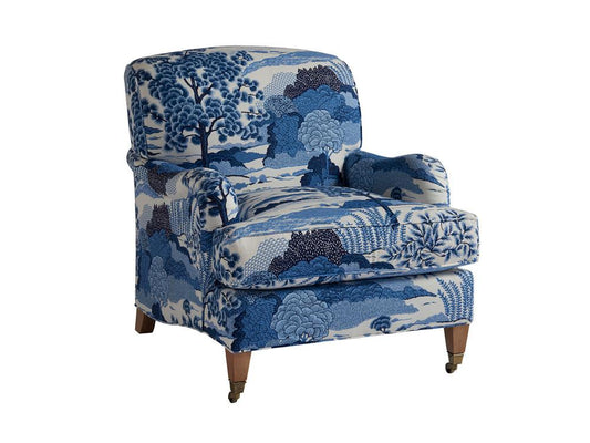 Barclay Butera - Upholstery Sydney Chair With Brass Caster, Laguna Sands - 5110-11BCC-40 veiw 1