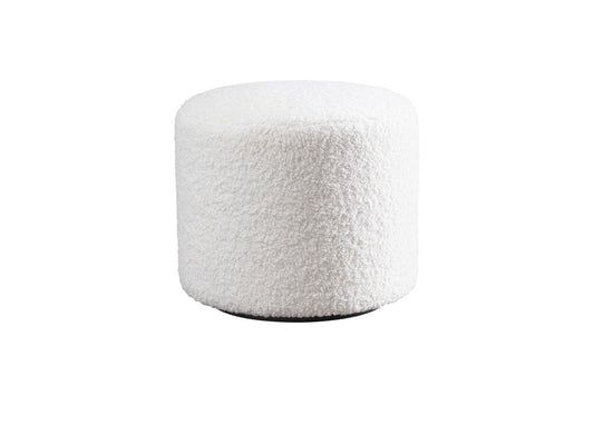 Barclay Butera - Upholstery Three Arch Swivel Ottoman, White - 5453-44SW-40 veiw 1