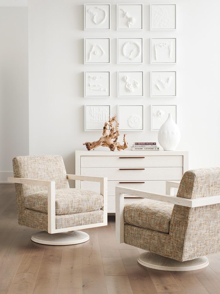 Barclay Butera - Upholstery Willa Swivel Chair, Portola - 5331-11SW-42 veiw 3