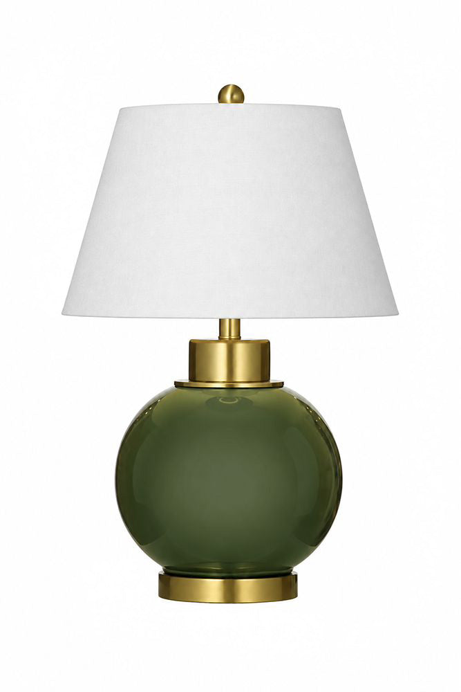 Bassett Mirror - 24" Green Ceramic Table Lamp - L4662T view 2