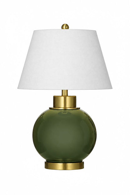 Bassett Mirror - 24" Green Ceramic Table Lamp - L4662T view 2