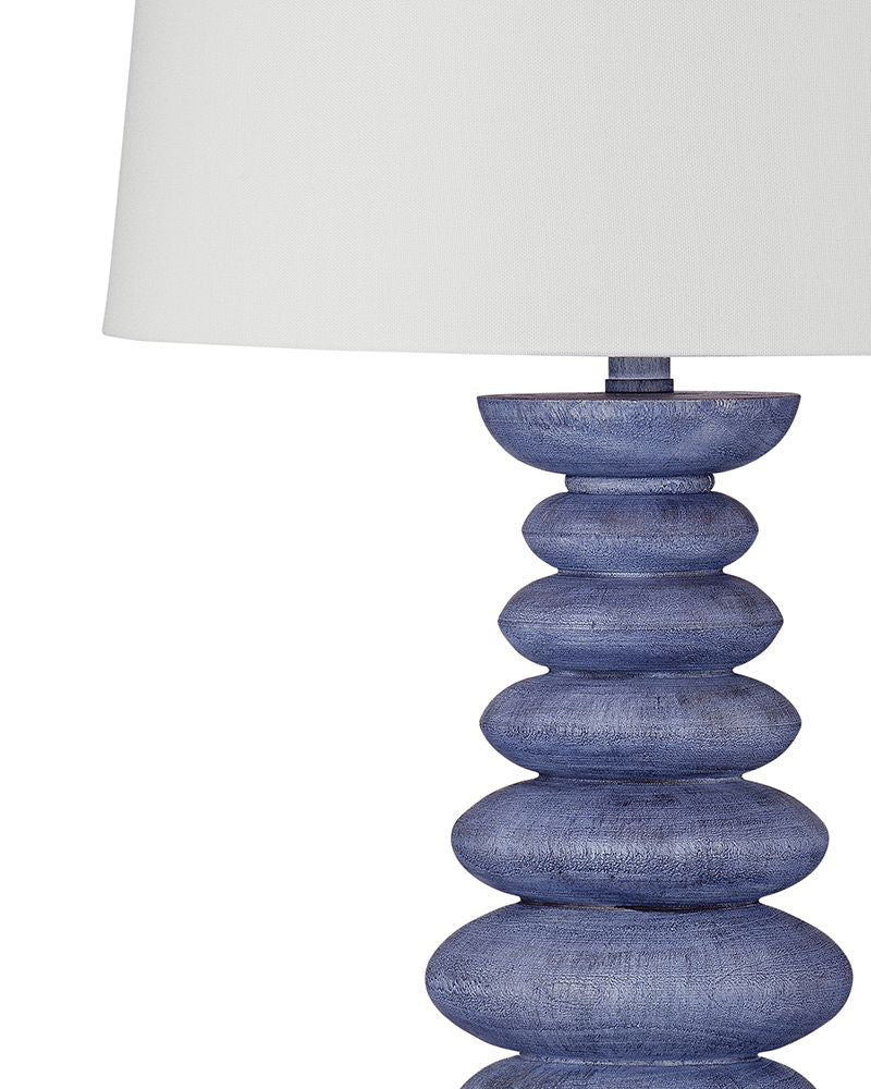 Bassett Mirror - 31" Blue Resin Table Lamps (Set of 2) - L4669T-2 view 2
