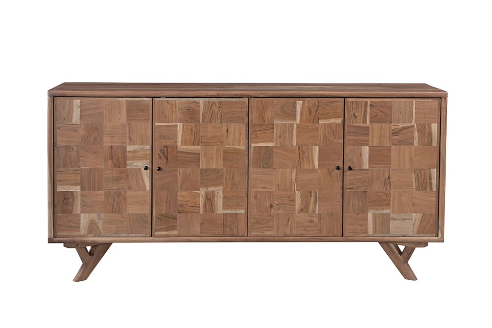 Bassett Mirror - 72" Brown Mango Wood Storage Cabinet - 2548-DR-576 view 2