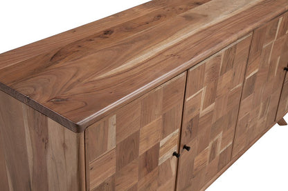 Bassett Mirror - 72" Brown Mango Wood Storage Cabinet - 2548-DR-576 view 4