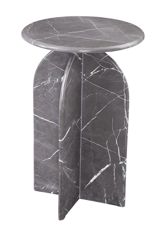Bassett Mirror - Abbey Gray Marble Drink Table - 9919-LR-223 view 1
