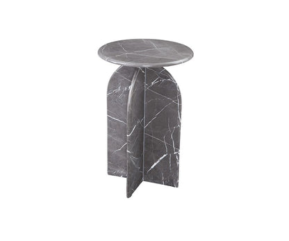 Bassett Mirror - Abbey Gray Marble Drink Table - 9919-LR-223 view 2