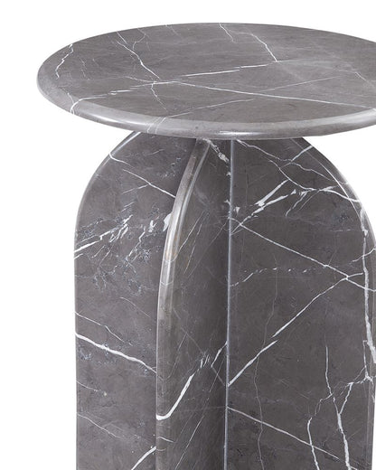 Bassett Mirror - Abbey Gray Marble Drink Table - 9919-LR-223 view 3