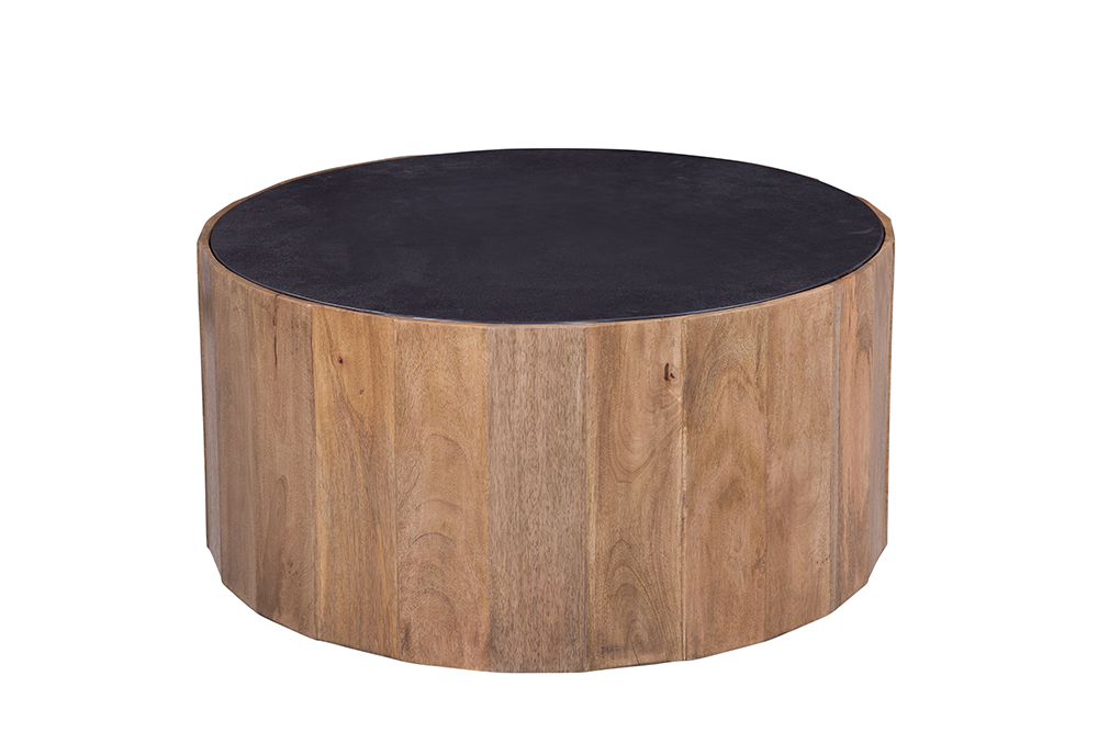 Bassett Mirror - Adrienne Black Marble Coffee Table - 6004-120B-T view 1