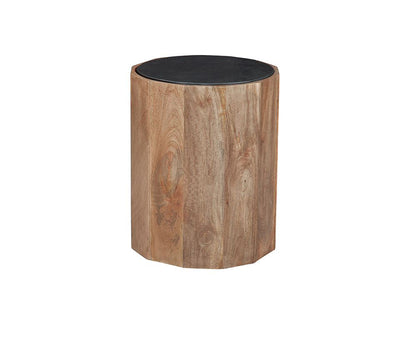 Bassett Mirror - Adrienne White Marble End Table - 6004-LR-220 view 2