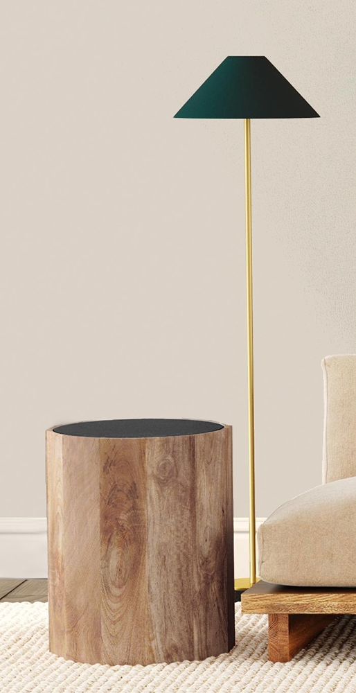 Bassett Mirror - Adrienne White Marble End Table - 6004-LR-220 view 3