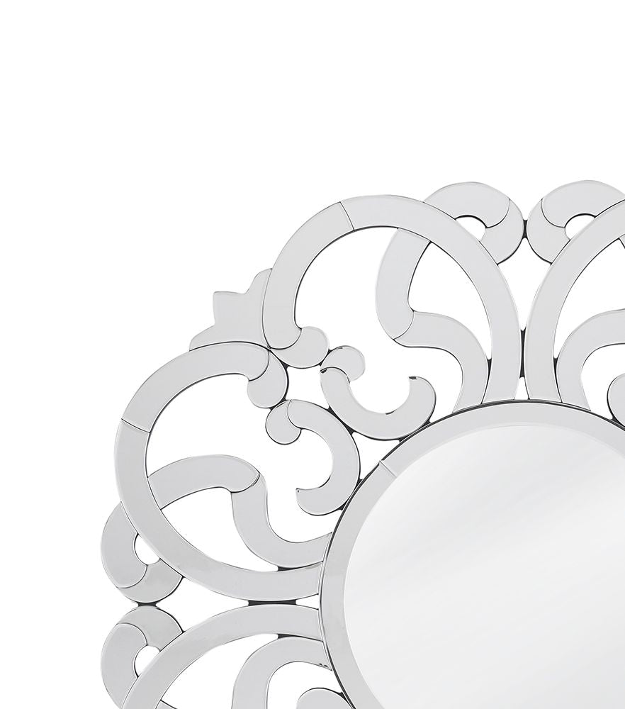 Bassett Mirror - Adventurine 40" Clear Round Wall Mirror - M4936 view 3