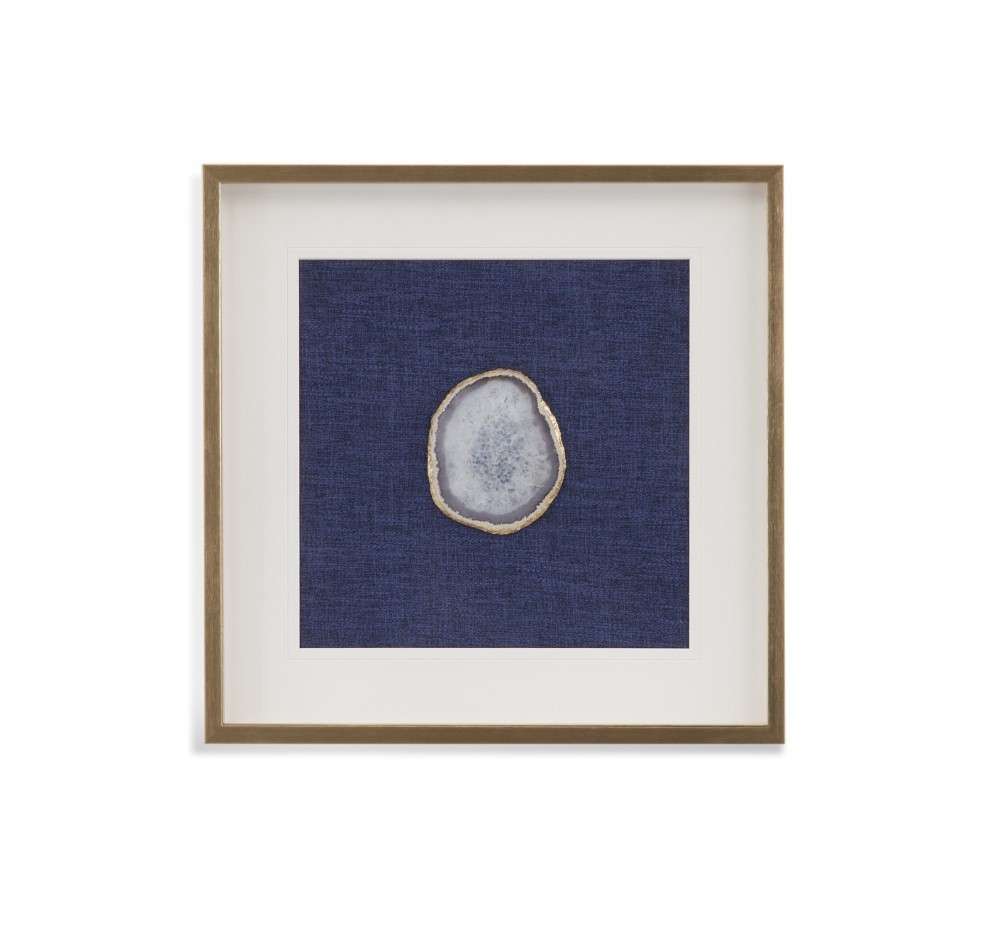 Bassett Mirror - Agate Crystal Canvas Wall Art - 7500-730EC veiw 1