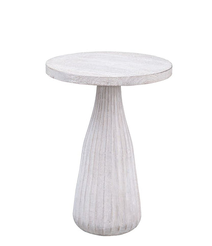 Bassett Mirror - Aimee Whitewashed Drink Table - 9907-LR-223 view 1