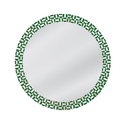 Bassett Mirror - Alanis 36" Green Round Wall Mirror - M5076 view 1