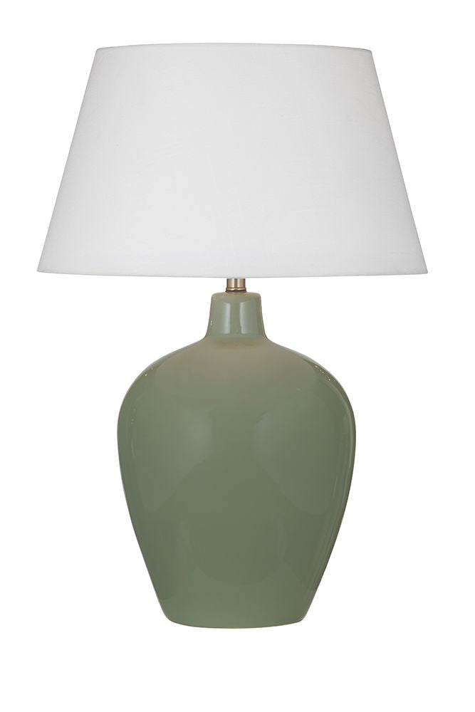 Bassett Mirror - Alder 30" Moss Green Ceramic Table Lamp - L4815T view 1