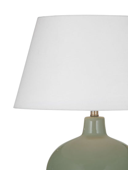 Bassett Mirror - Alder 30" Moss Green Ceramic Table Lamp - L4815T view 2